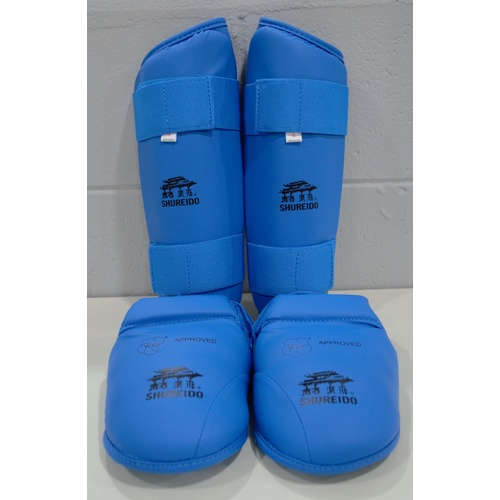 Shin & Instep Guard Blue Large WKF